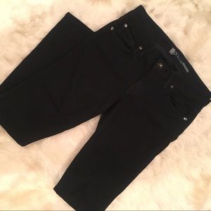 Level 99 Midrise Navy Skinny Straight Leg Jeans